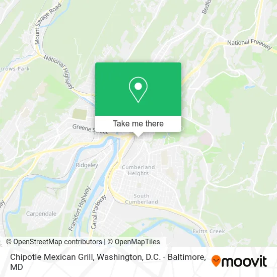Chipotle Mexican Grill map