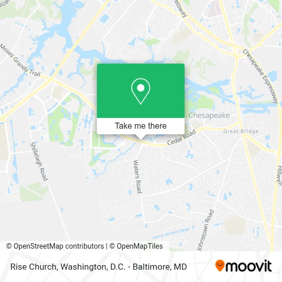 Rise Church map