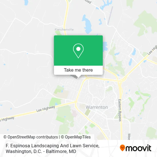 F. Espinosa Landscaping And Lawn Service map