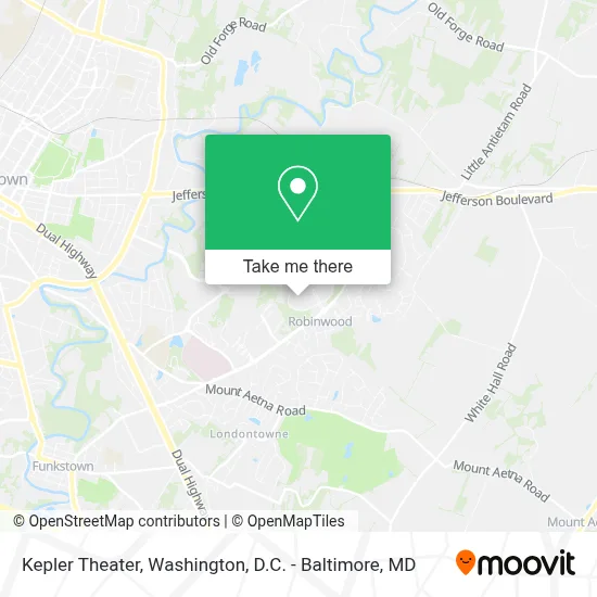 Kepler Theater map