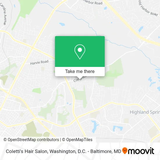 Coletti's Hair Salon map