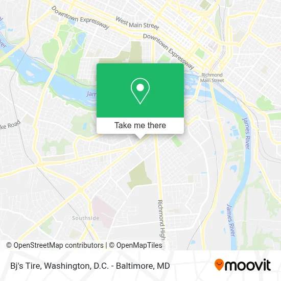Bj's Tire map