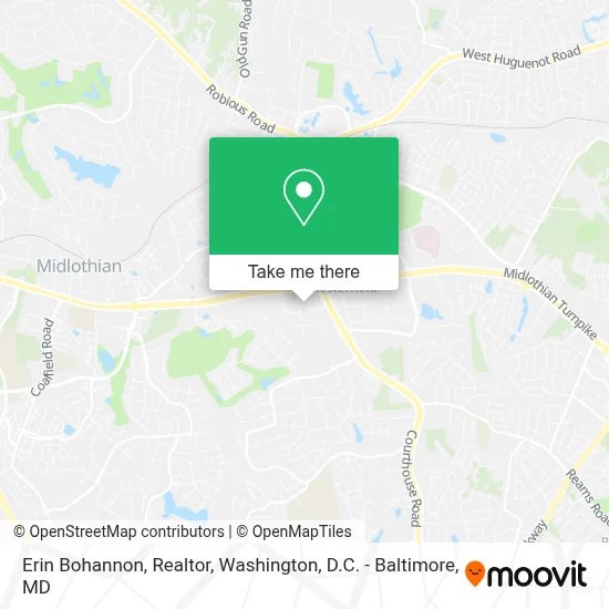 Erin Bohannon, Realtor map