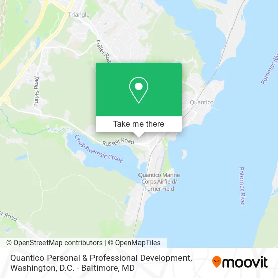 Quantico Personal & Professional Development map