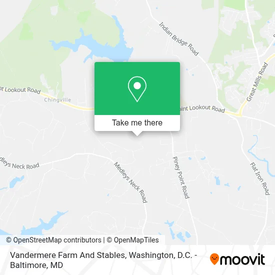 Vandermere Farm And Stables map
