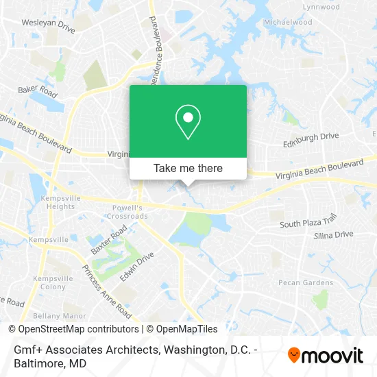 Gmf+ Associates Architects map