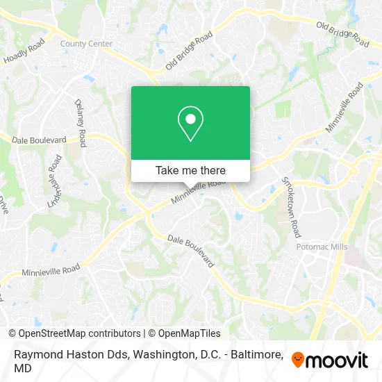 Raymond Haston Dds map