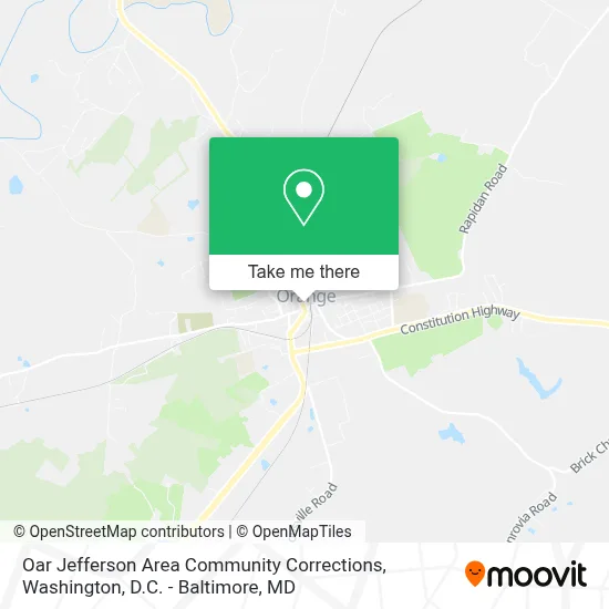 Oar Jefferson Area Community Corrections map