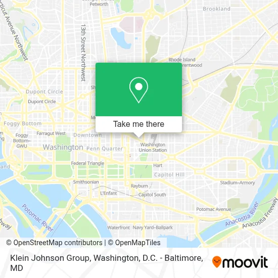 Klein Johnson Group map