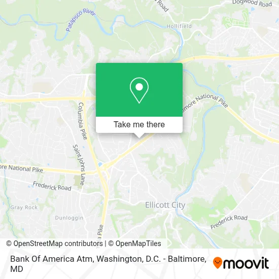 Bank Of America Atm map