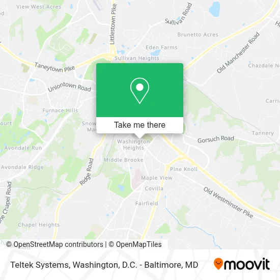 Teltek Systems map
