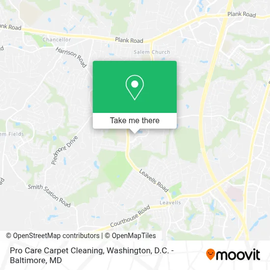 Pro Care Carpet Cleaning map