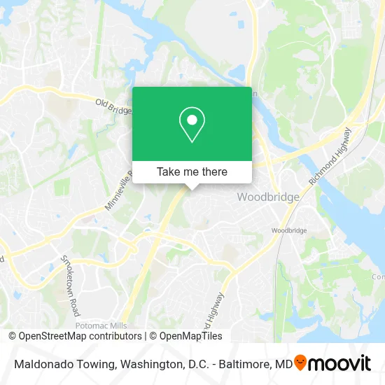 Maldonado Towing map