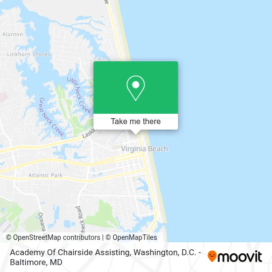 Academy Of Chairside Assisting map