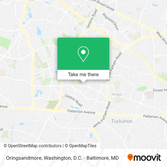 Oringsandmore map