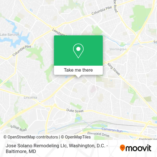 Jose Solano Remodeling Llc map