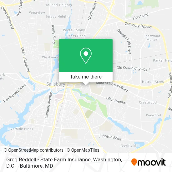 Greg Reddell - State Farm Insurance map