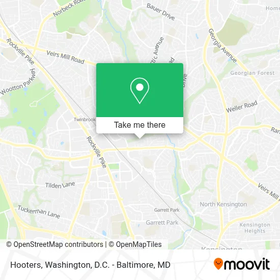 Hooters map