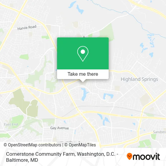 Cornerstone Community Farm map