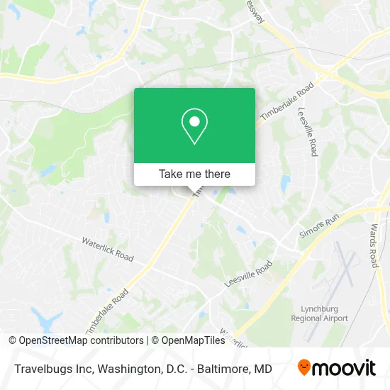 Travelbugs Inc map