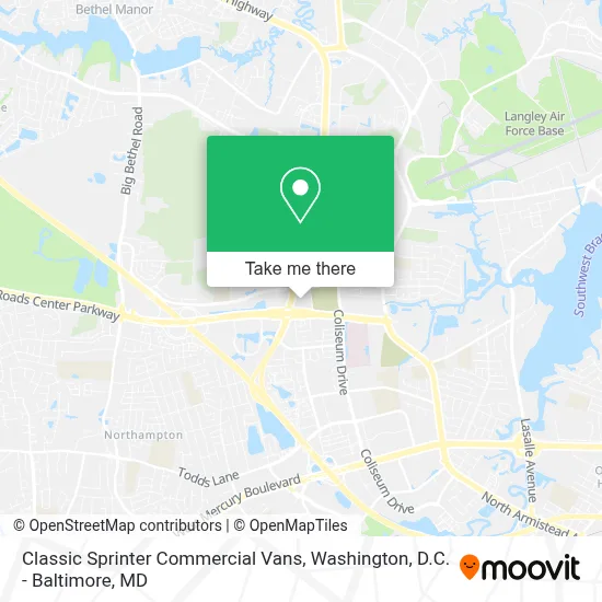Classic Sprinter Commercial Vans map