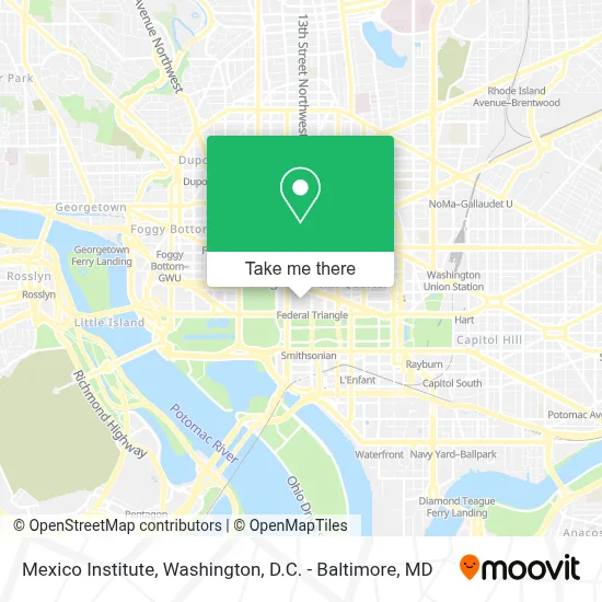Mexico Institute map