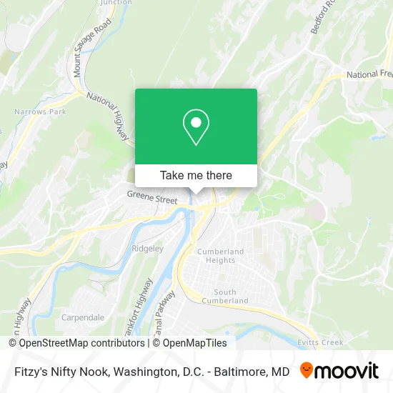 Fitzy's Nifty Nook map