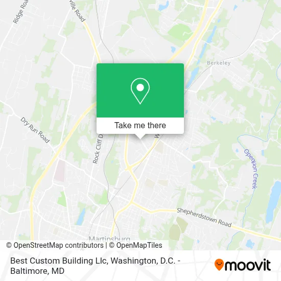 Best Custom Building Llc map