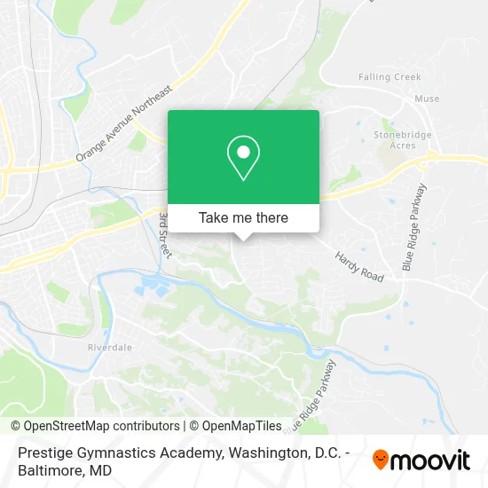 Prestige Gymnastics Academy map