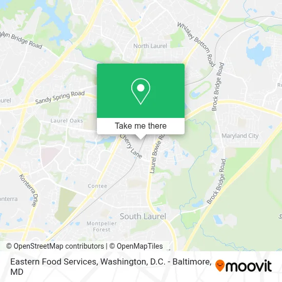 Eastern Food Services map