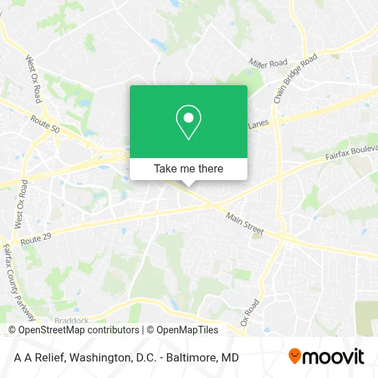 A A Relief map