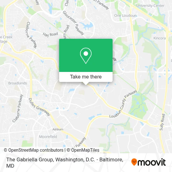 The Gabriella Group map