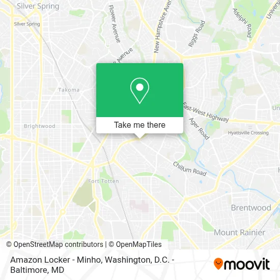 Amazon Locker - Minho map