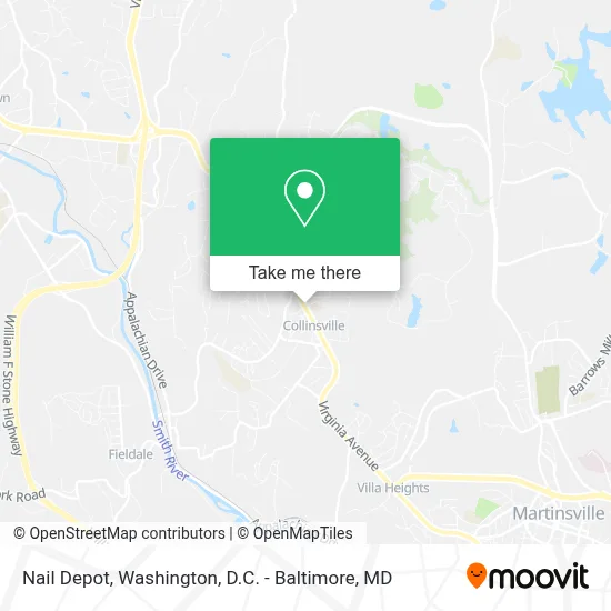 Nail Depot map