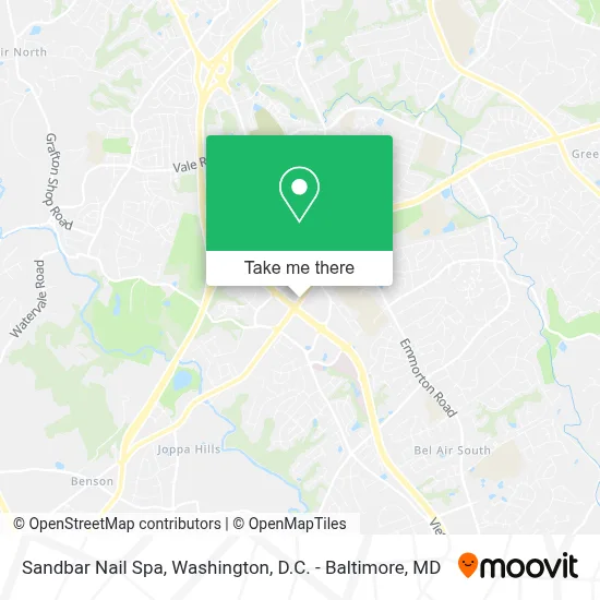 Sandbar Nail Spa map
