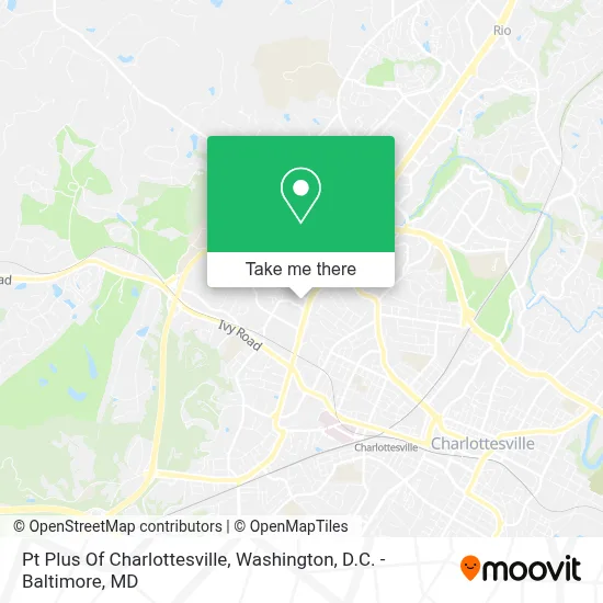 Pt Plus Of Charlottesville map