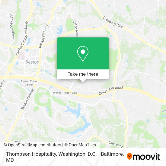 Thompson Hospitality map