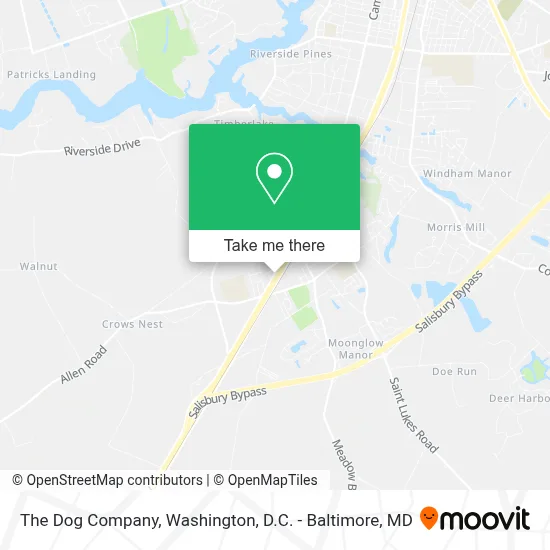 The Dog Company map