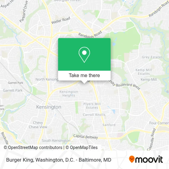 Burger King map