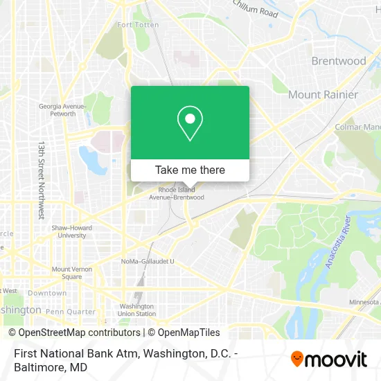 First National Bank Atm map