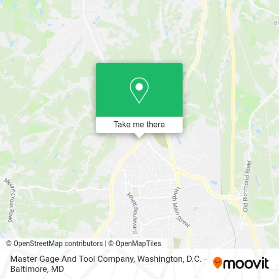 Master Gage And Tool Company map