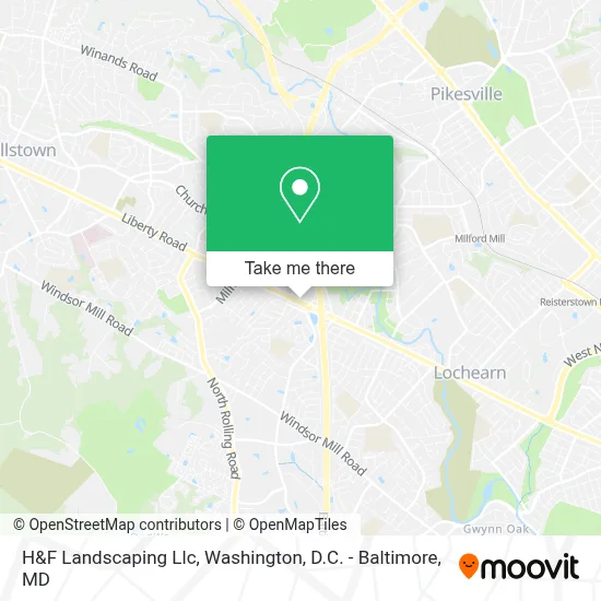 H&F Landscaping Llc map