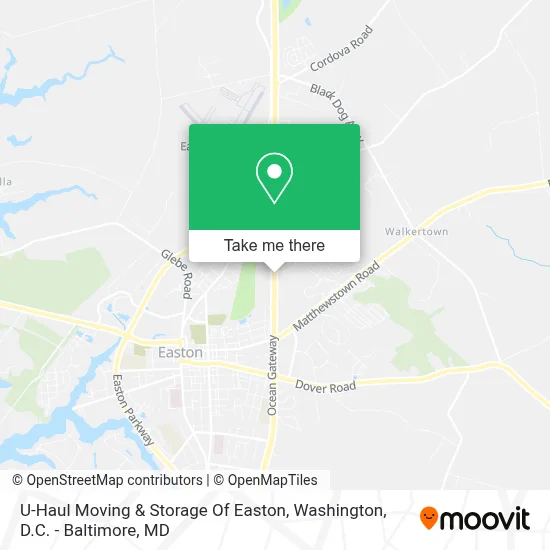 U-Haul Moving & Storage Of Easton map