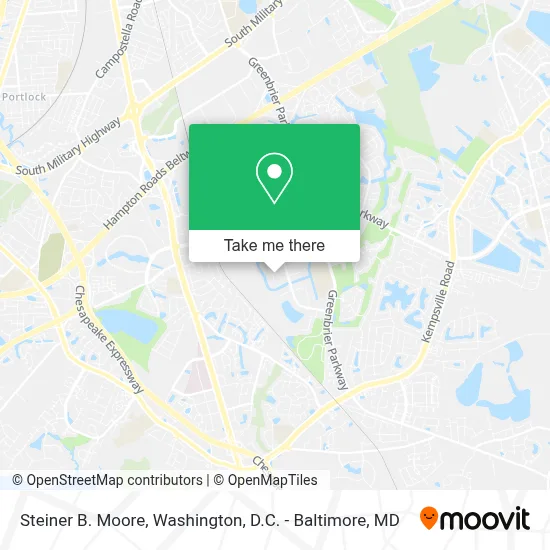 Steiner B. Moore map