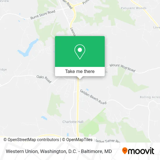 Western Union map