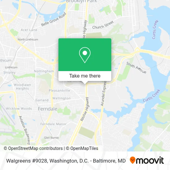 Walgreens #9028 map