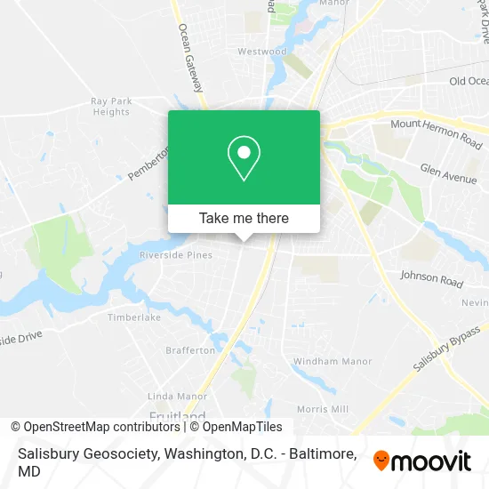Salisbury Geosociety map