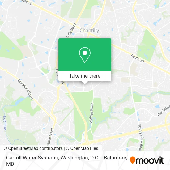 Carroll Water Systems map