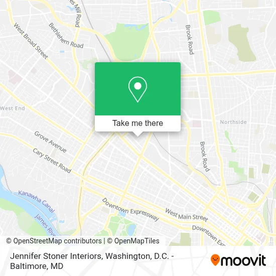 Jennifer Stoner Interiors map