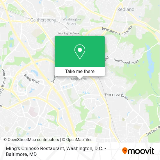 Ming's Chinese Restaurant map